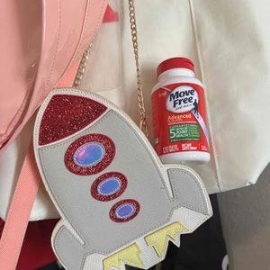 Rocket shape crossbody bag